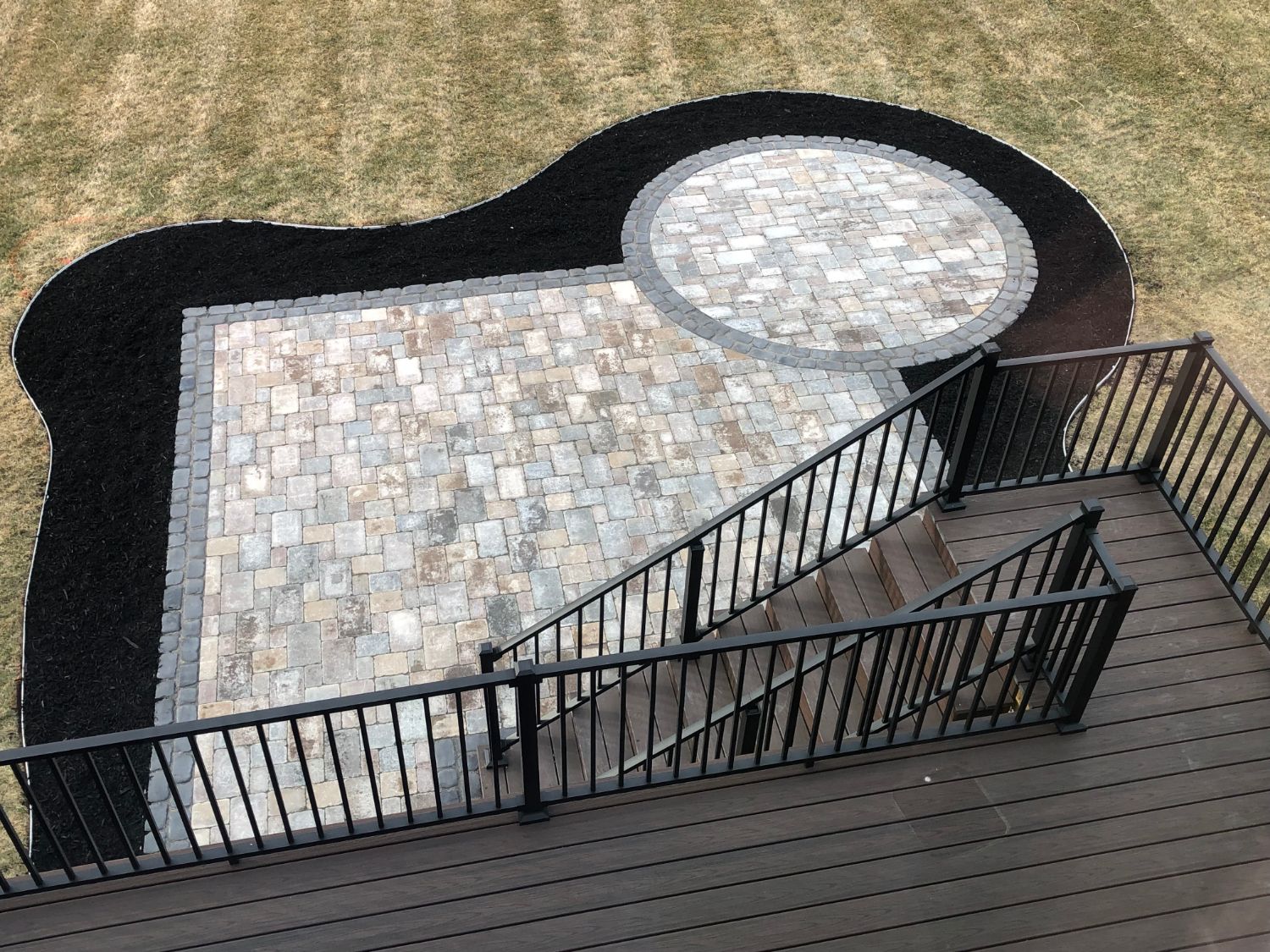 Paver Patio with Fire Pit