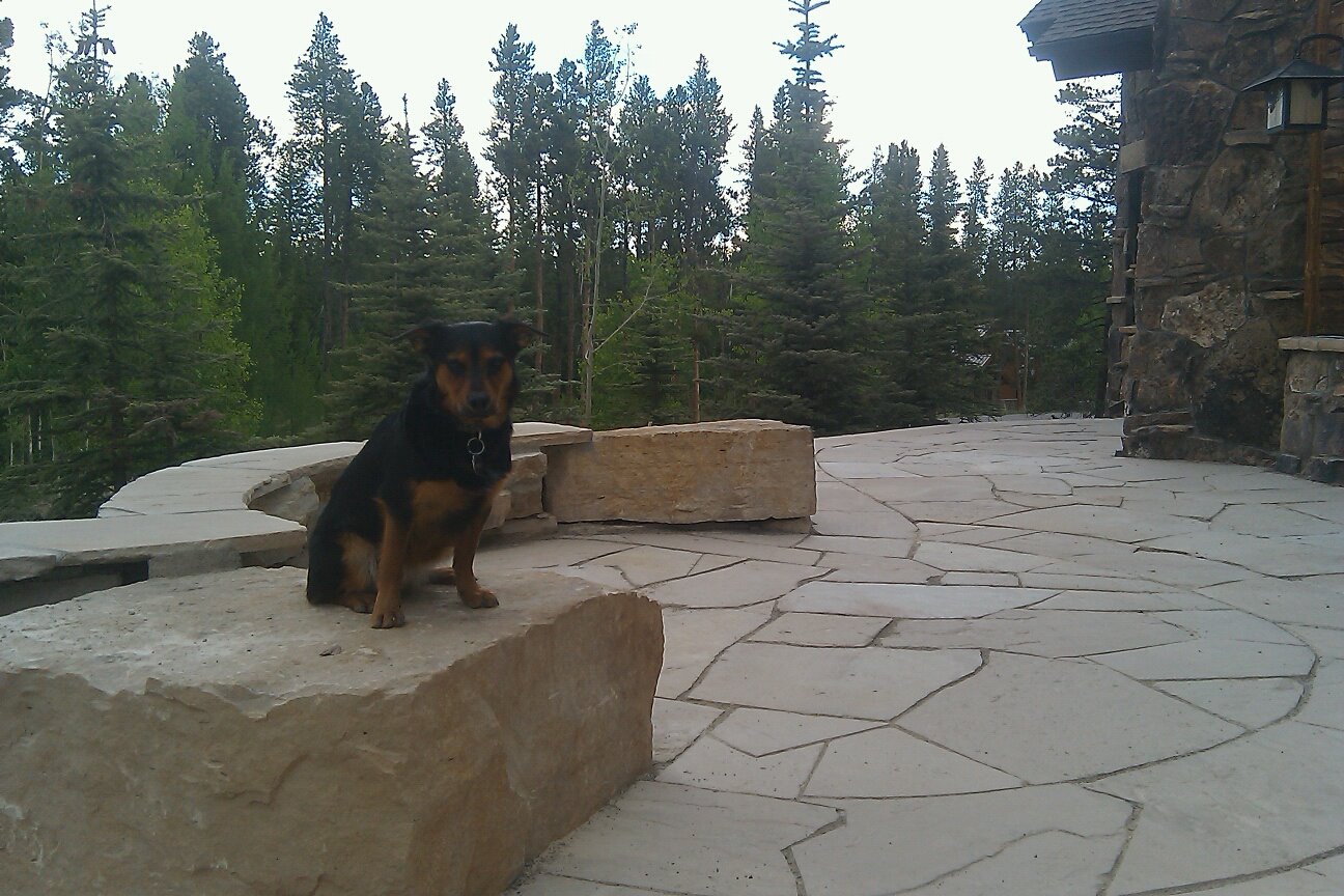 Flagstone Patio Seating Area