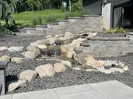 Pond less waterfall