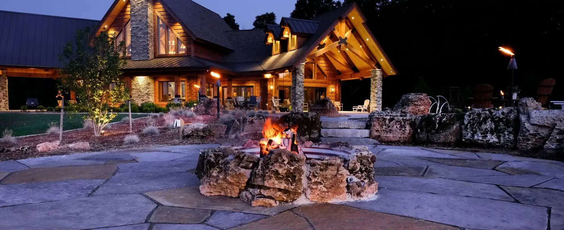 backyard firepit