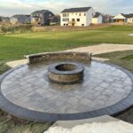 Standard: 200 sq ft with built in fire pit