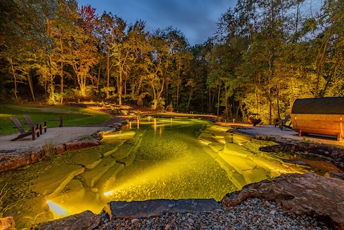 Outdoor Lighting at night