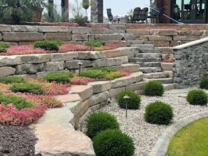 retaining walls & steps
